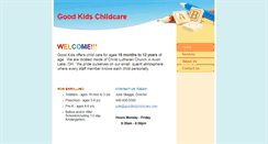 Desktop Screenshot of goodkidschildcare.com